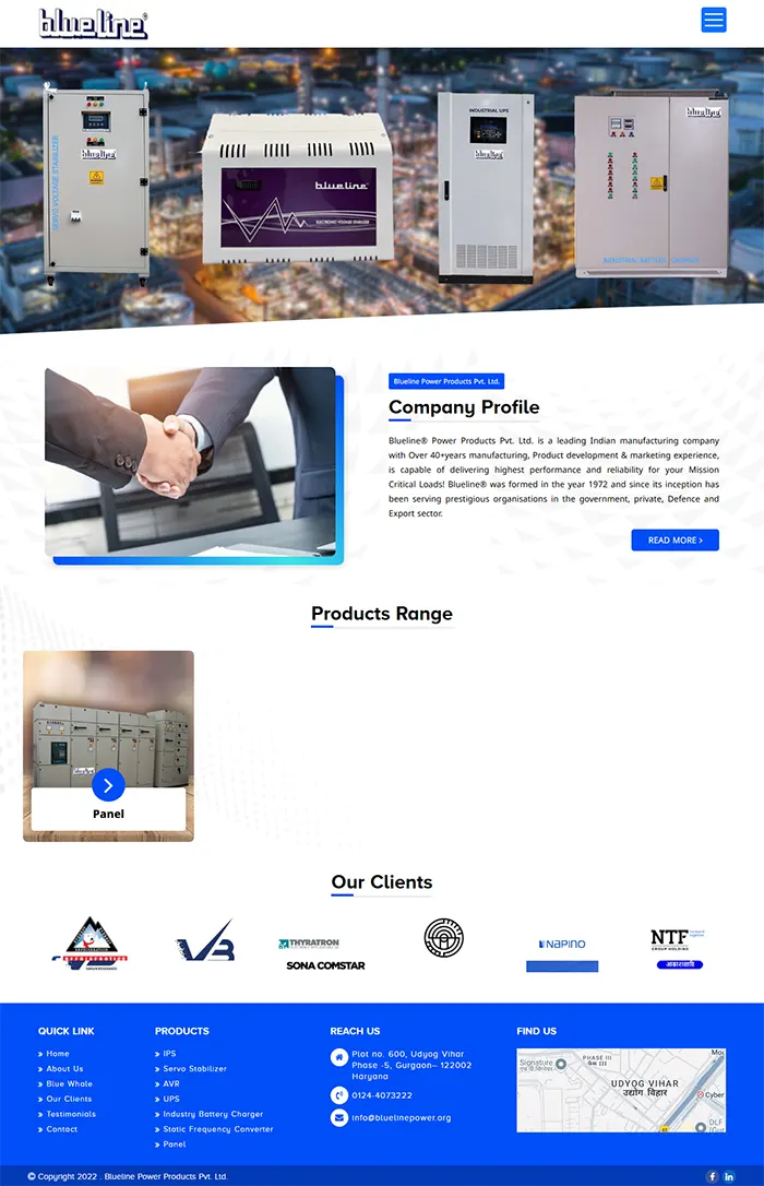 Blueline Power Products Pvt. Ltd.