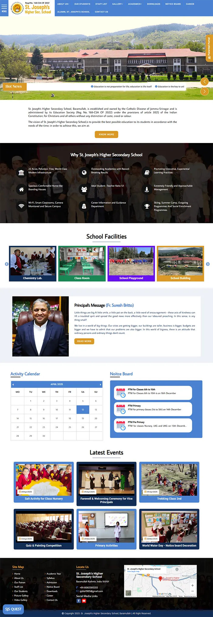 St. Joseph's Higher Secondary School, Baramullah