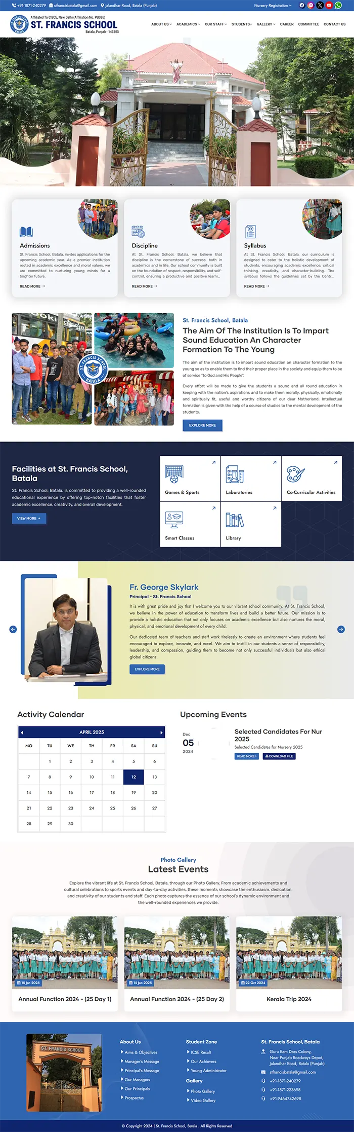 St. Francis School, Batala