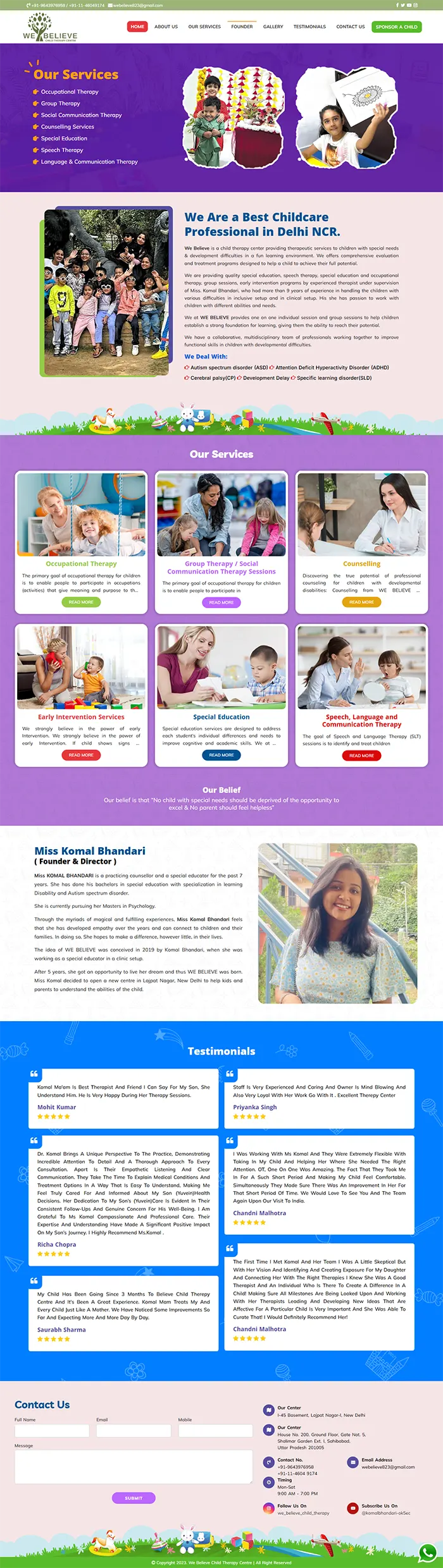 We Believe Child Therapy Centre